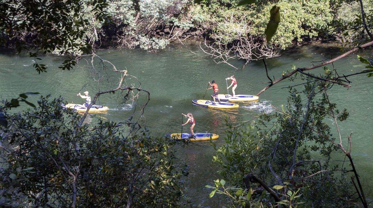 Rutas de paddle surf por el río Lérez