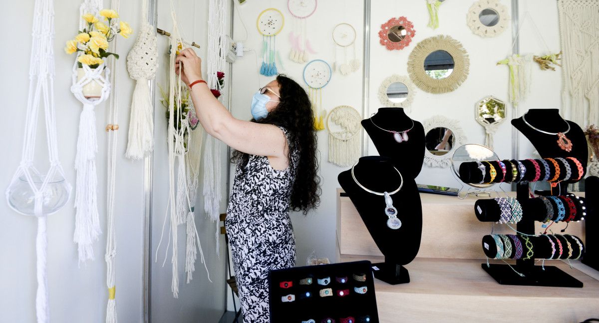 Artesáns participantes na XIV edición de Chalana