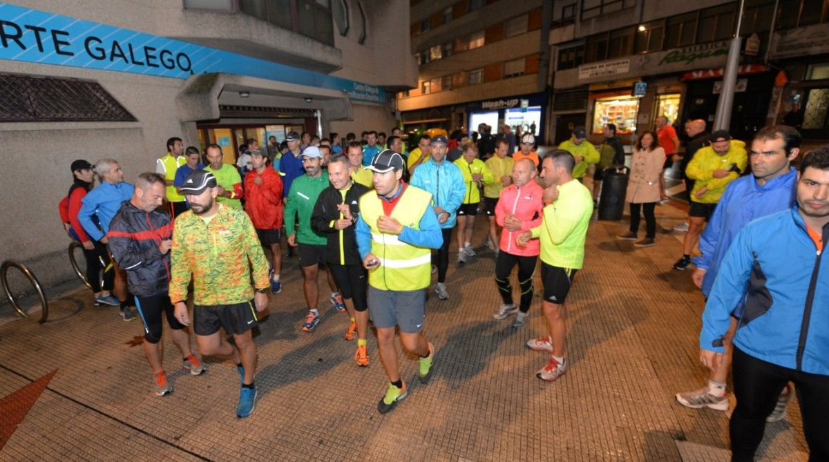 Entrenamiento previo al XIX Medio Maratón de Pontevedra