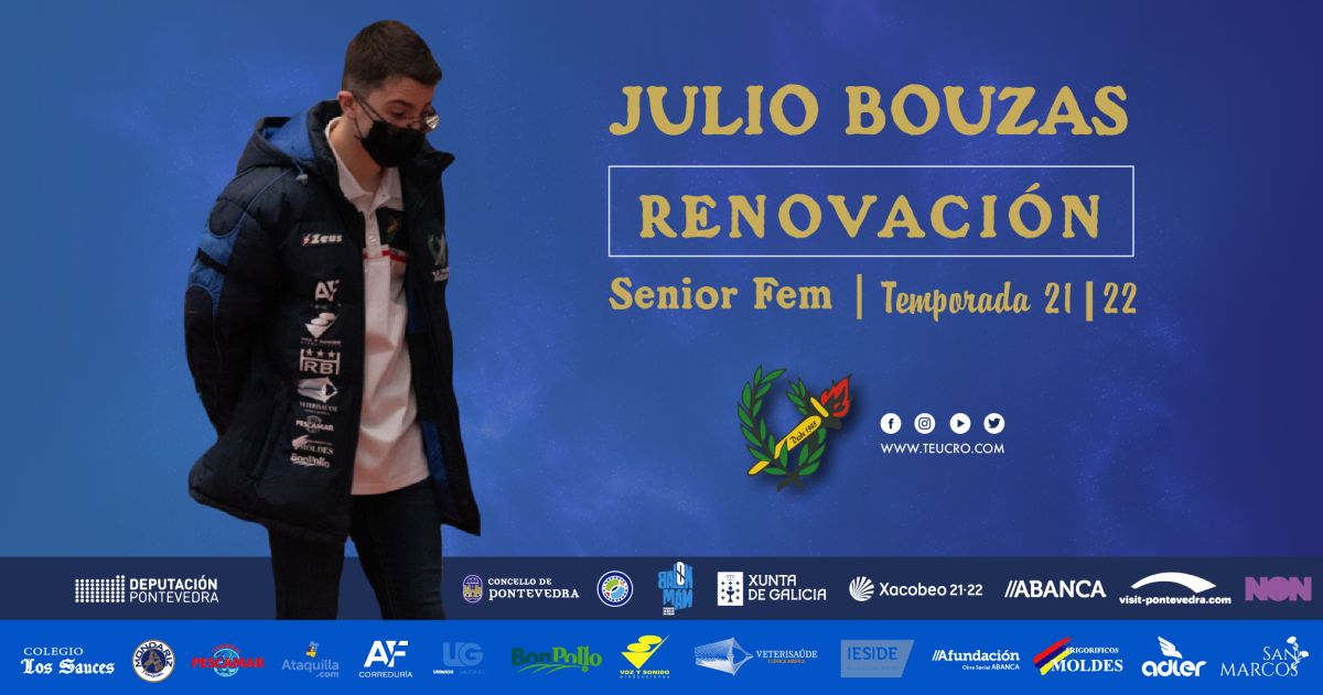 Julio Bouzas, novo adestrador do equipo sénior feminino do Teucro
