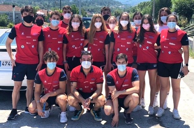 Equipo do Natación Galaico no Campionato Galego de Verán