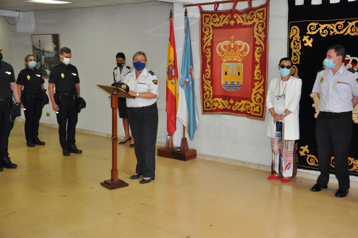 Bienvenida a 43 policías en prácticas en la Comisaría de Pontevedra