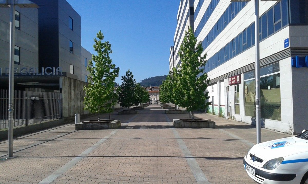 Local adquirido polo Ministerio de Interior fronte a sede da Xunta en Campolongo
