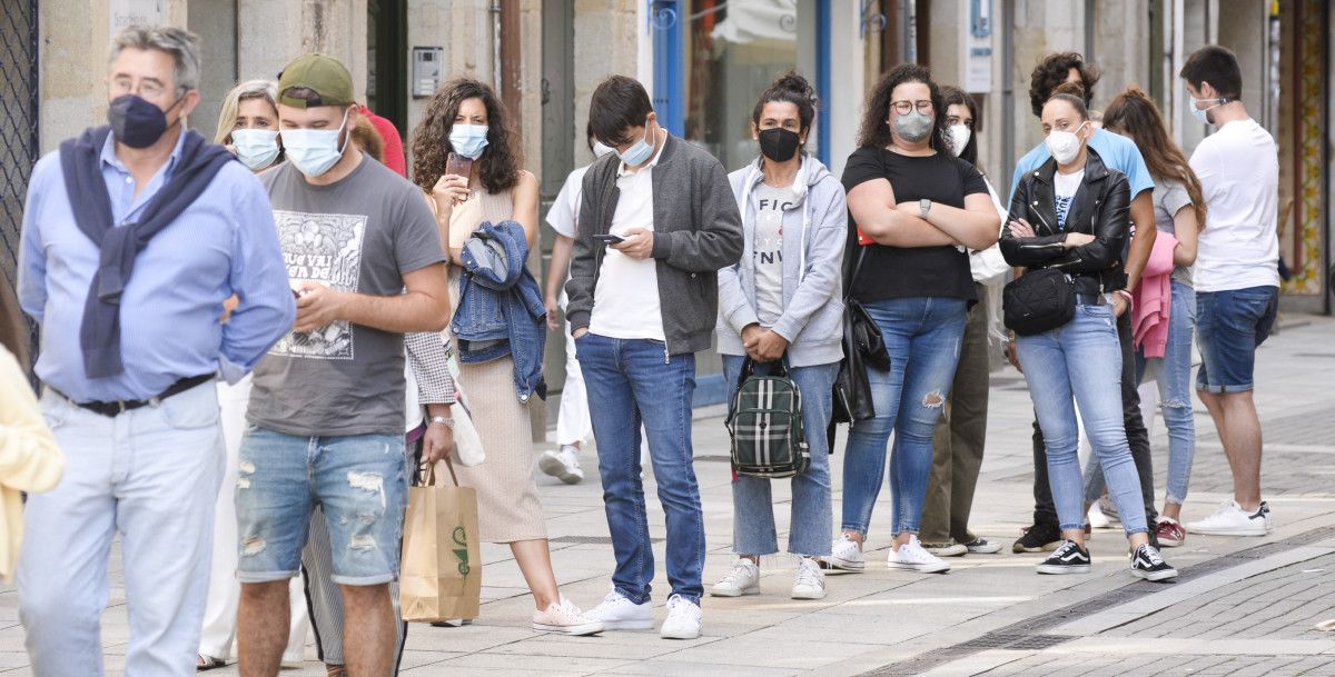 Test de antíxenos na Praza de España