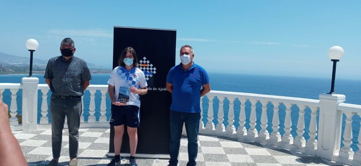 Rubén Fernández, xadrecista da Escola Xadrez de Pontevedra