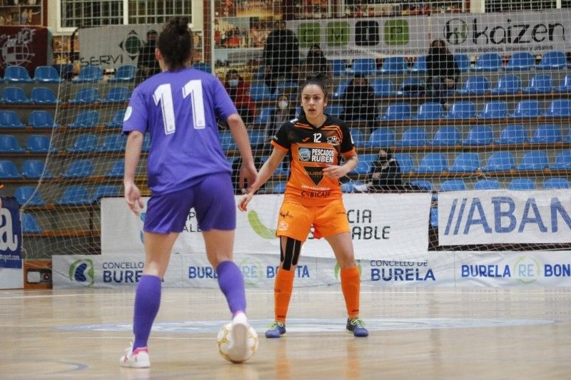 Luísa Mayara, nun partido co Burela Pescados Rubén