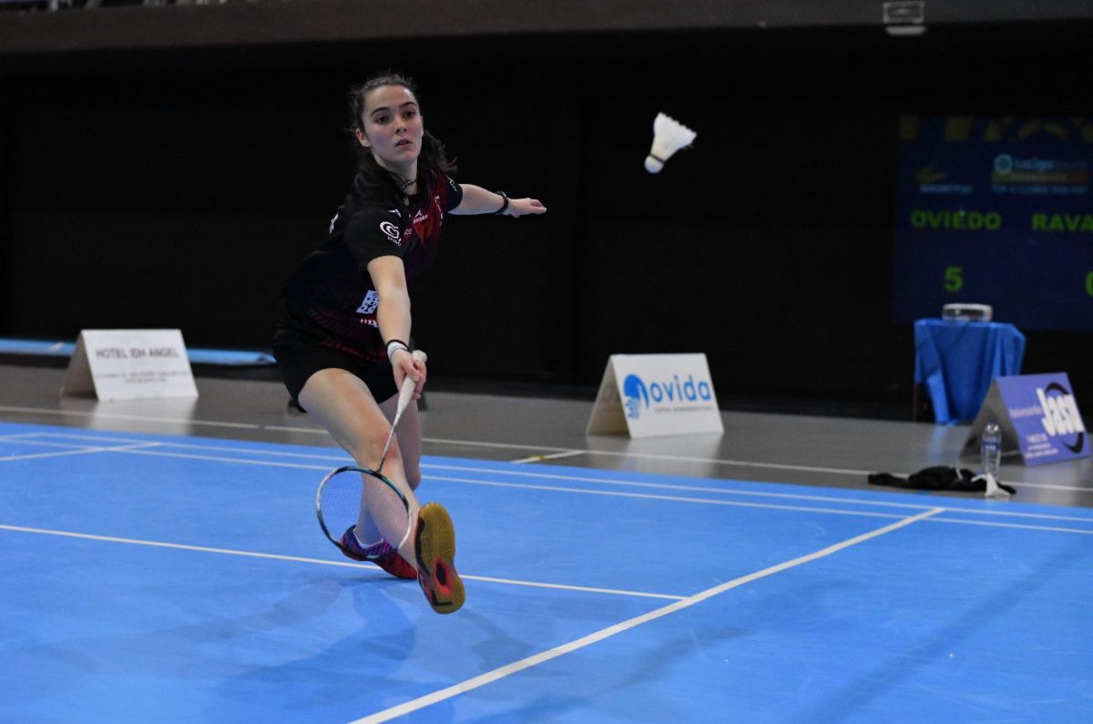 Ana Carbón, xogadora do Badminton Ravachol Pontevedra