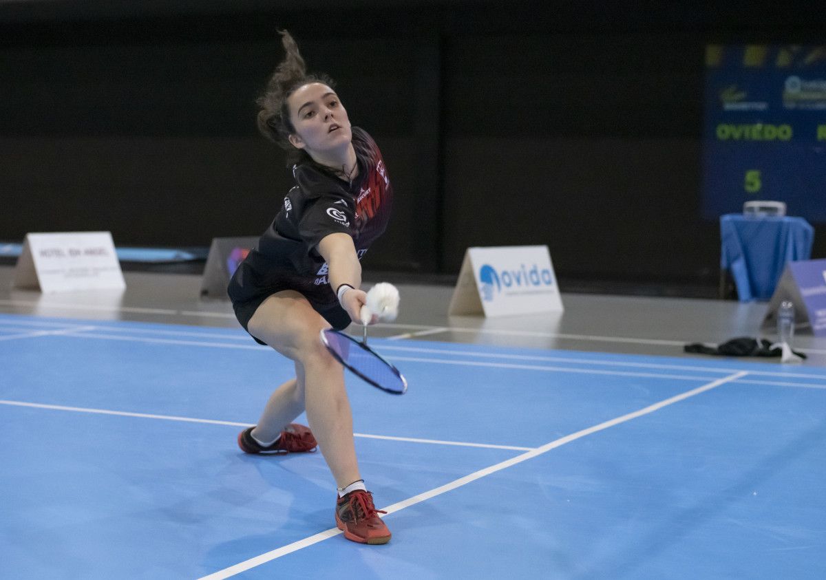 Ana Carbón, xogadora do Badminton Ravachol Pontevedra