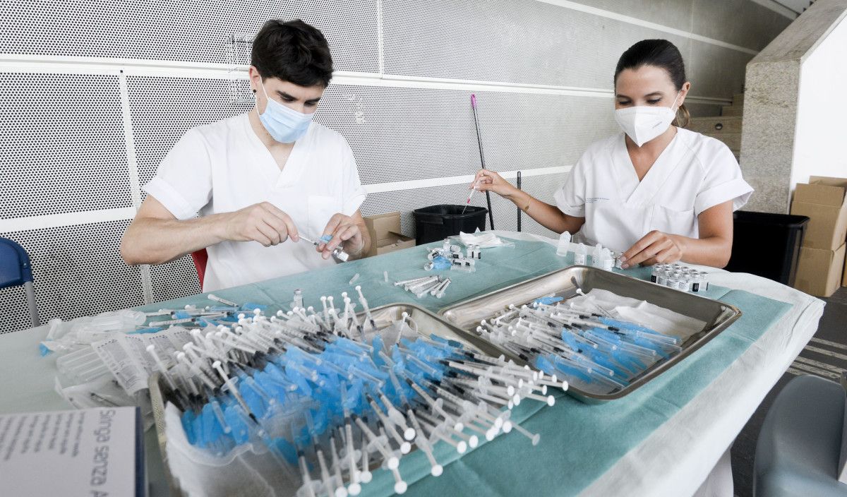 Vacinacións no Recinto Feiral de Pontevedra