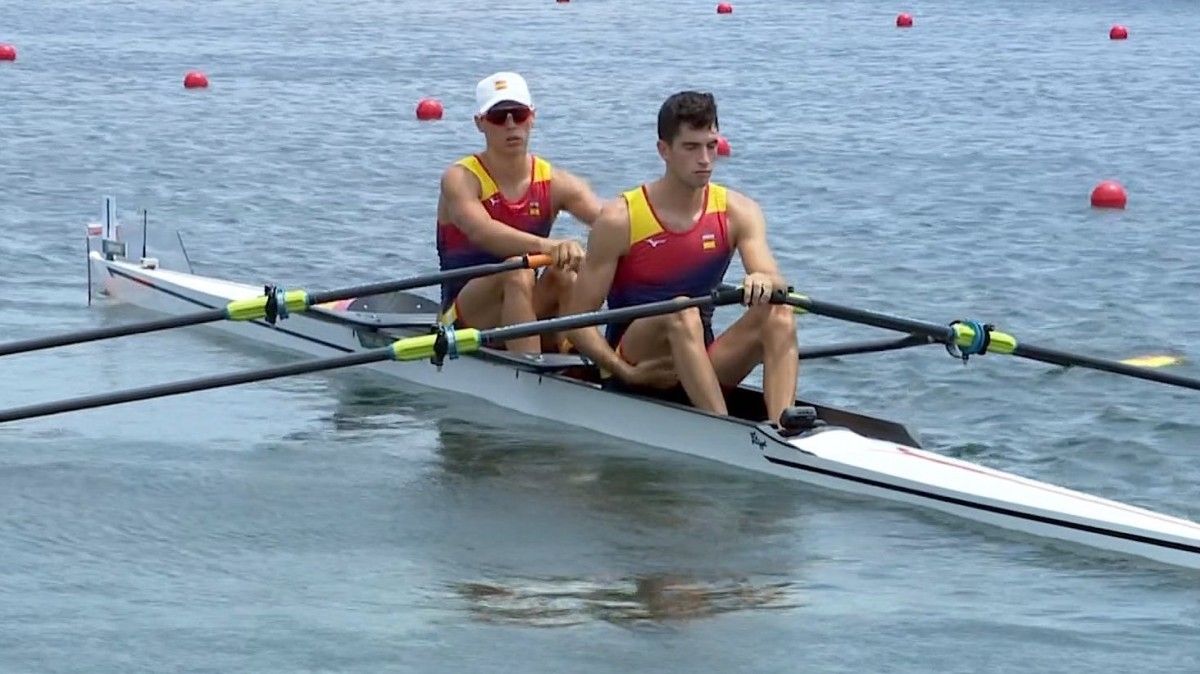 Caetano Horta y Manel Balastegui en la final B de los Juegos Olímpicos de Tokyo Caetano Horta y Manel Balastegui en la final B de los Juegos Olímpicos de Tokyo