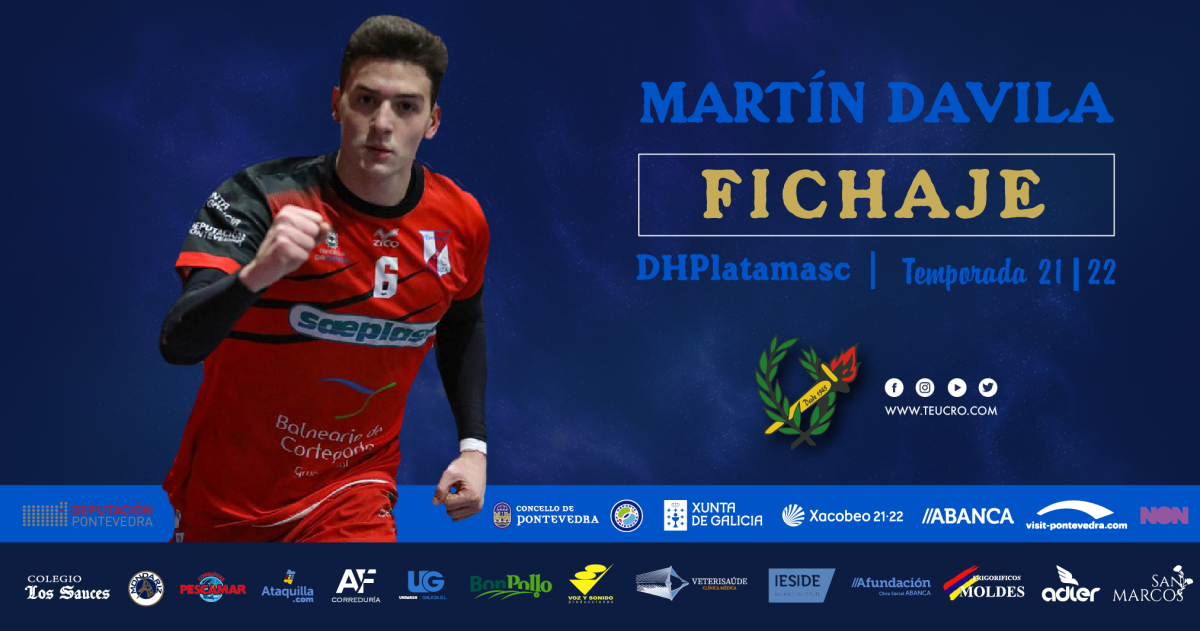 Martín Davila, novo xogador do Teucro