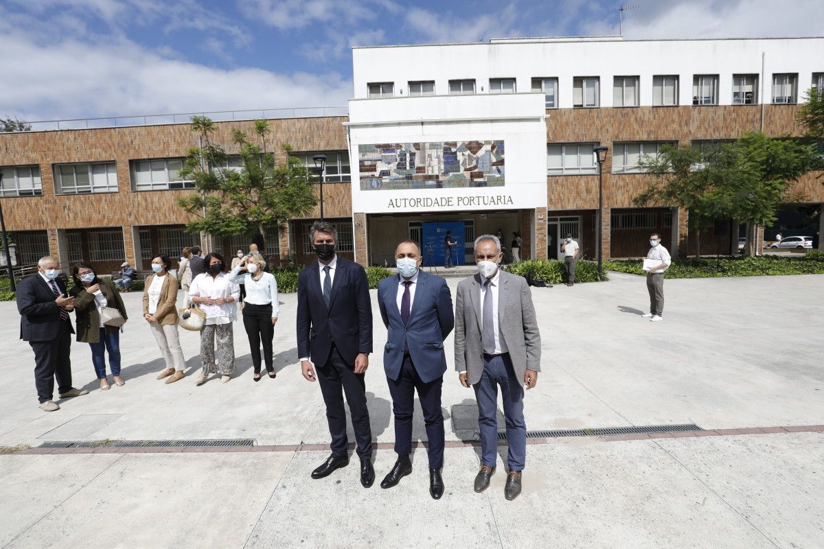 Julio García Comesaña, José Manuel Cores Tourís y Alberto Varela