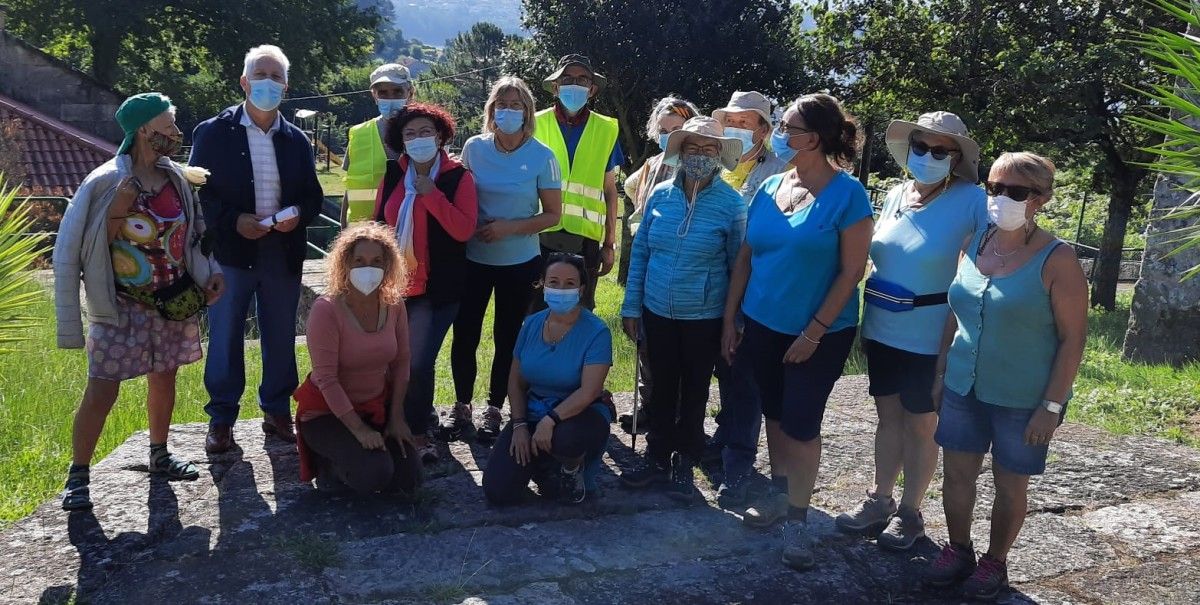 Luciano Sobral recibe á Asociación Camiño Universal a Santiago de Compostela
