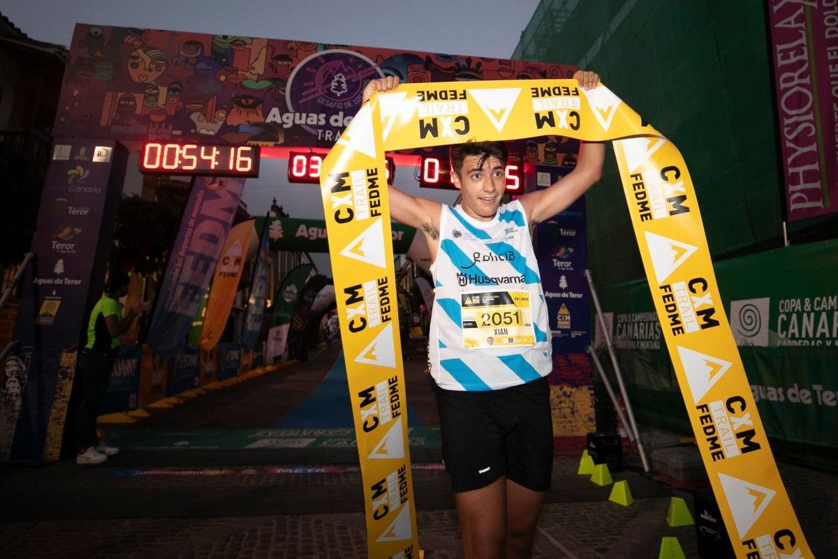 Xián Novoa no Aguas de Teror Trail - Desafio de los Picos