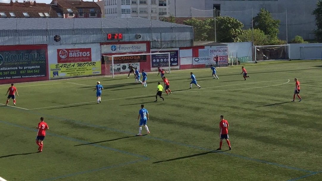 Partido da Copa RFEF entre Alondras e Pontevedra CF