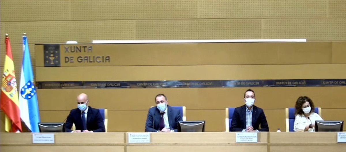 Rolda de prensa de integrantes do comité clínico tras a xuntanza deste martes 10 de agosto