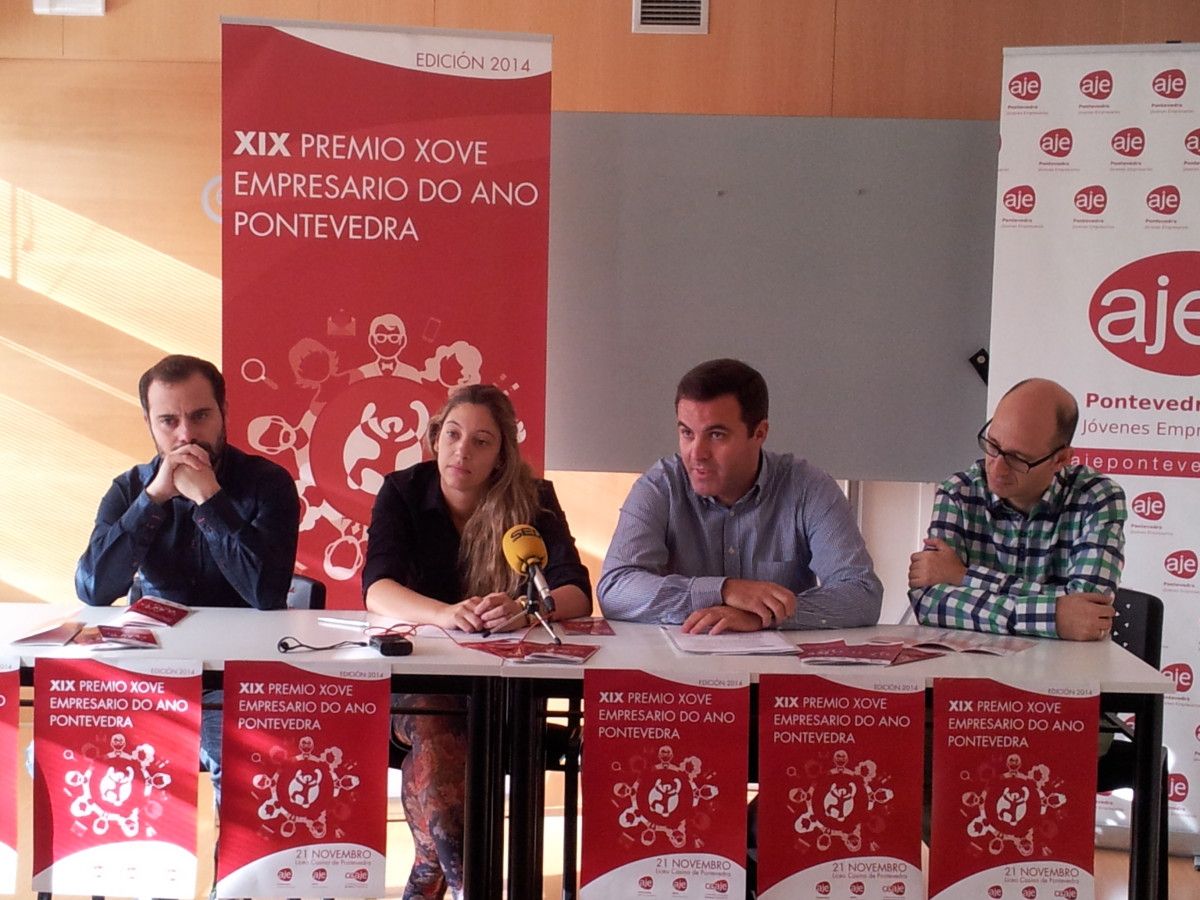 Presentación do premio da Asociación de Jóvenes Empresarios