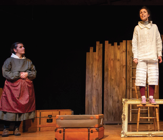 Representación da obra de teatro ‘Rosalía. O lugar onde medran as poetas’