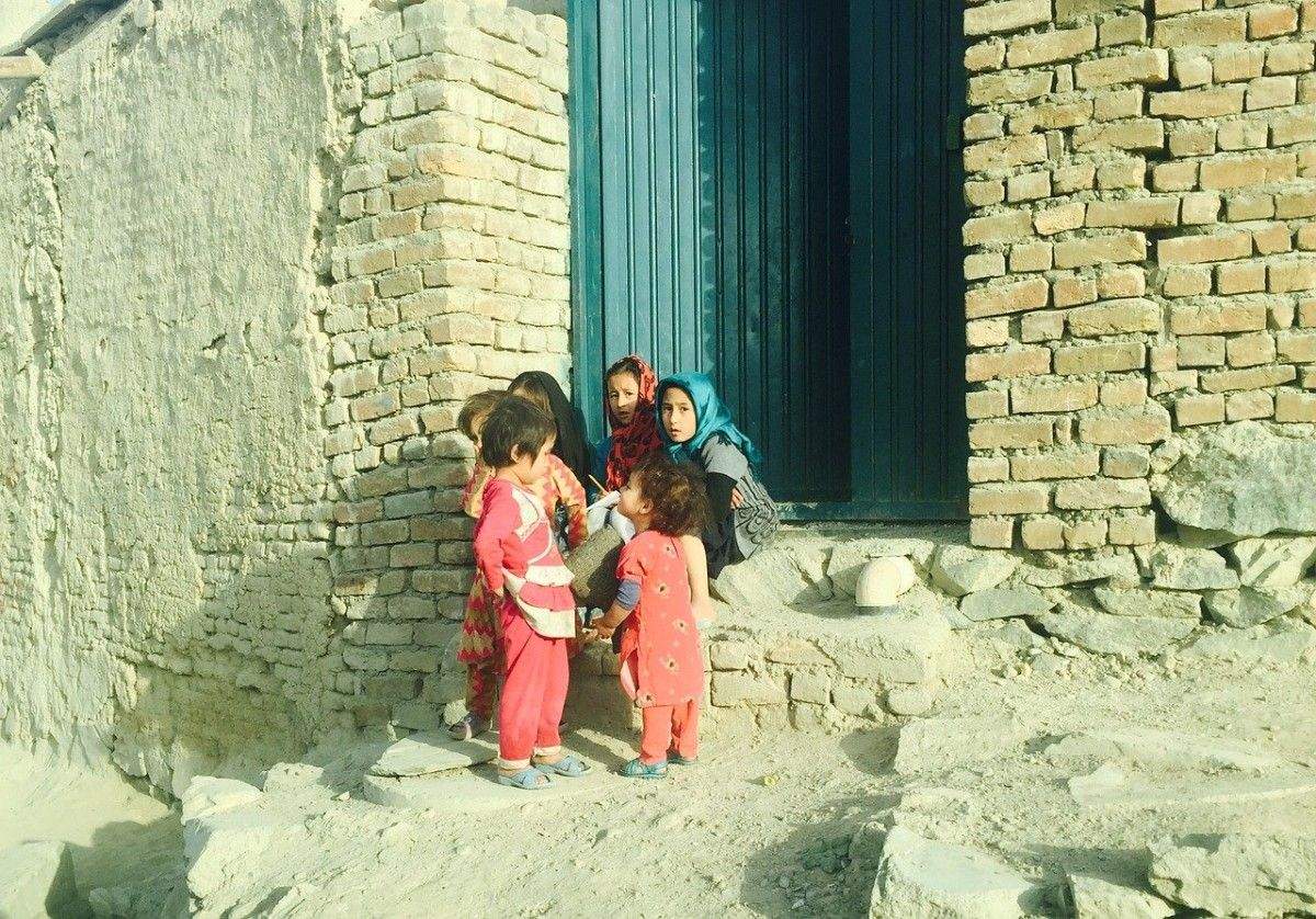 Niños en Kabul (Afganistán)