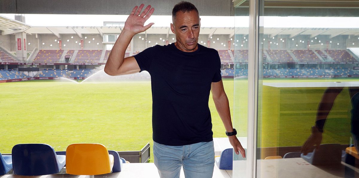 Ángel Rodríguez, adestrador do Pontevedra