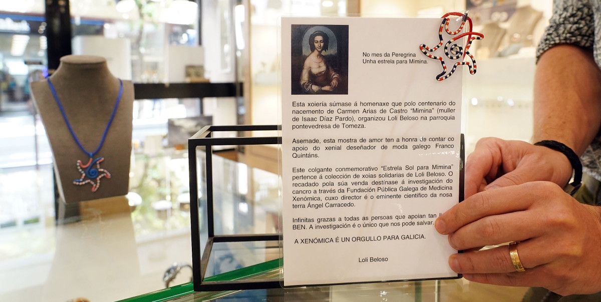 Xoia ' Estrela Sol para Mimina' nunha xoiaría de Pontevedra