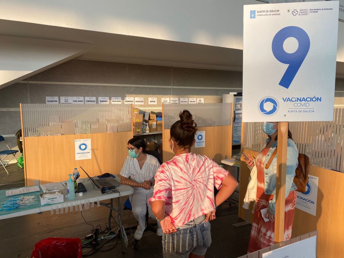 Vacunación en el Recinto Feiral de Pontevedra