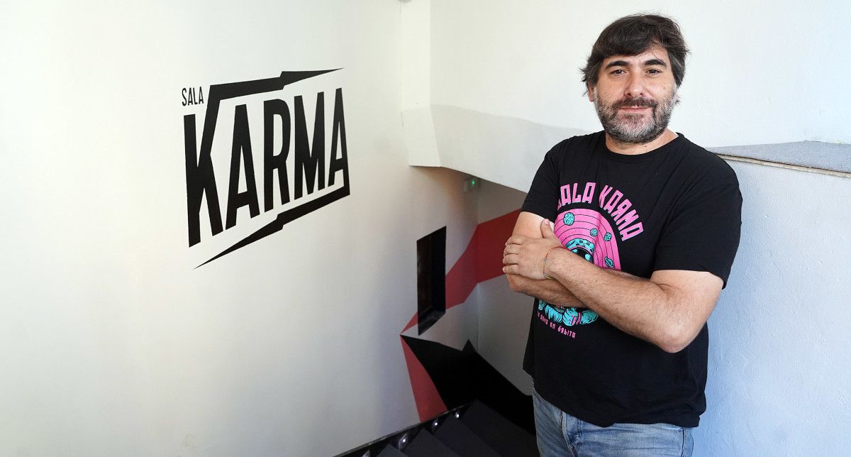 Marcos Rivas, na Sala Karma