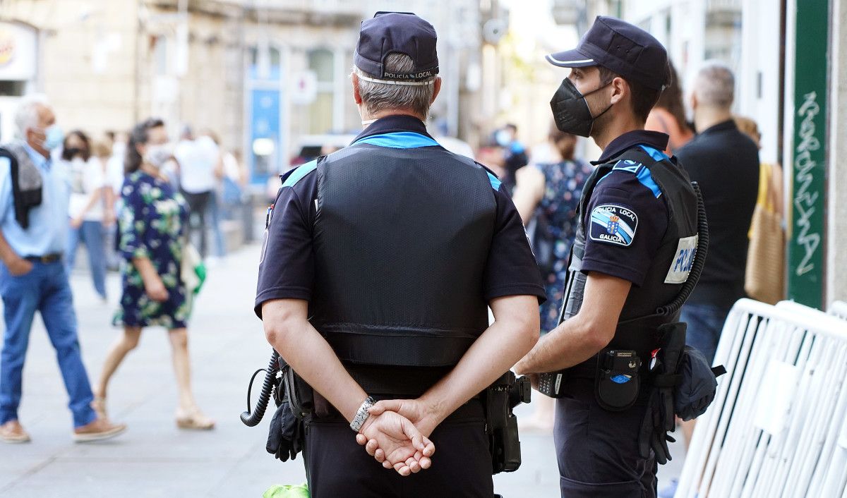 Agentes de la Policía Local de Pontevedra