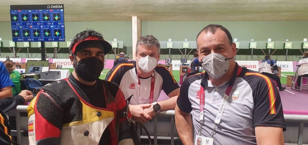 El tirador pontevedrés Juan Saavedra participa en los Juegos Paralímpicos de Tokio