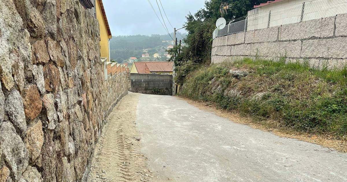 Obras de abastecimiento en Vilar, Beluso