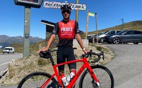 Pablo Alonso, ciclista do Supermercados Froiz