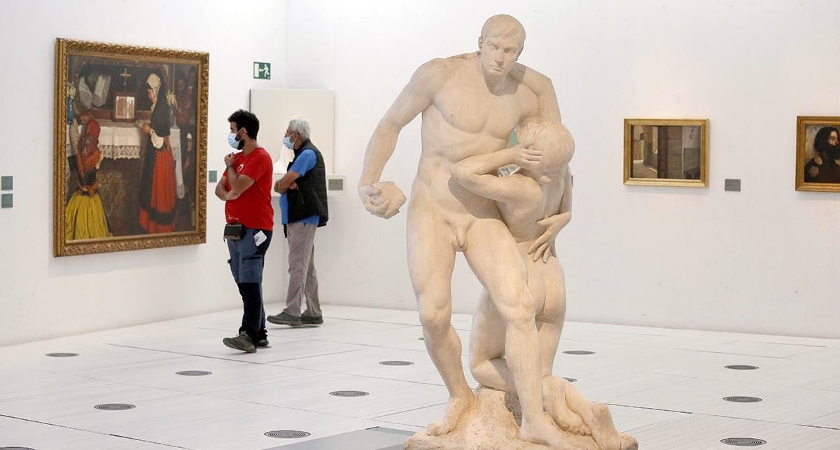 Visitantes no Museo de Pontevedra