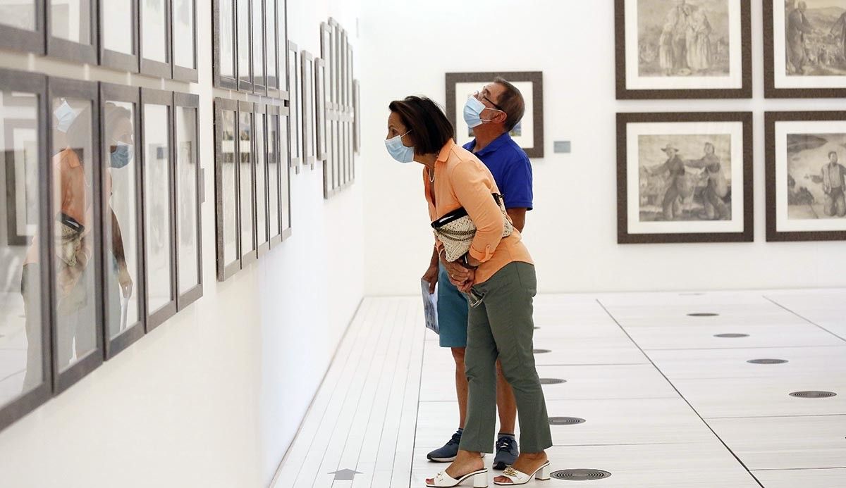Visitantes en el Museo de Pontevedra