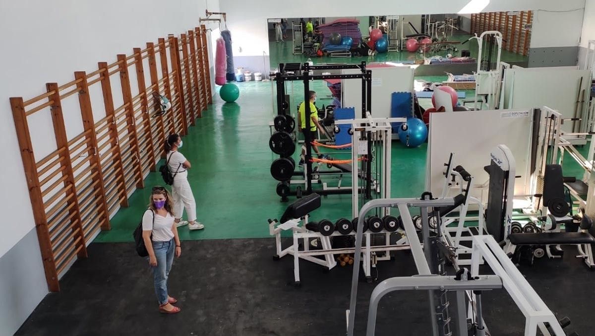 Ximnasio da Seca tras as obras de mantemento