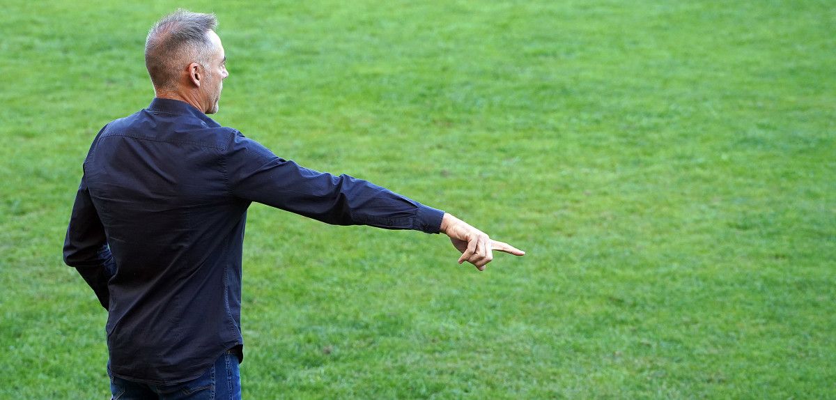 Ángel Rodríguez, entrenador del Pontevedra
