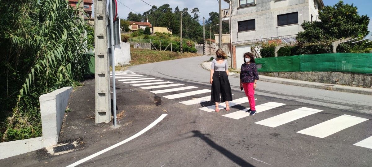 Chelo Besada e Marga Caldas visitan o Camiño da Outeira