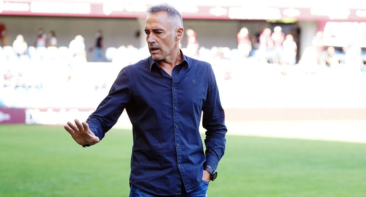 Ángel Rodríguez, entrenador del Pontevedra CF