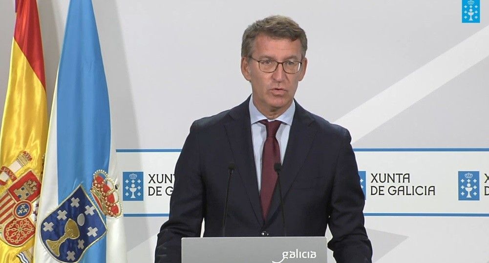 Alberto Núñez Feijóo, presidente da Xunta de Galicia