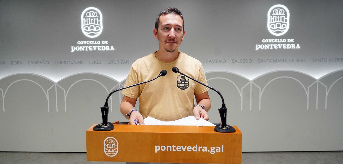 Alberto Oubiña, concelleiro de Xuventude