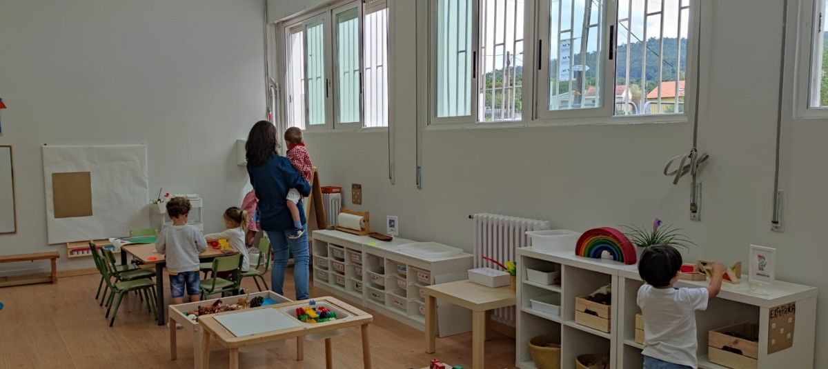 María Ramallo visita os centros escolares