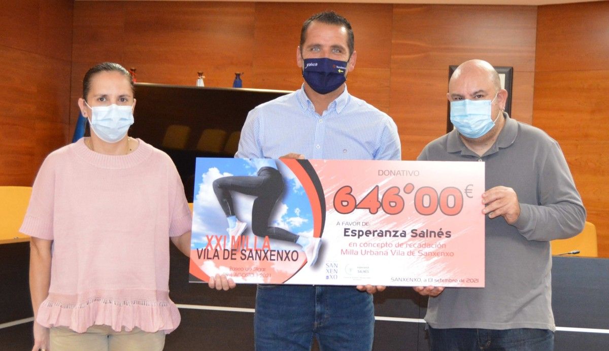 Isabel Baliñas, Daniel Arosa e Augusto Chaves