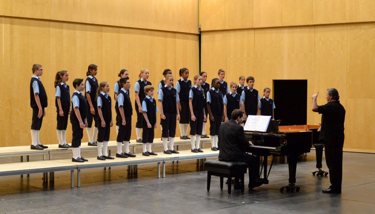 Concierto en Pontevedra de la coral Saint Marc, conocidos como 'Los chicos del coro'