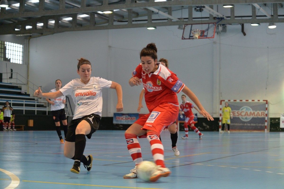Partido entre Poio FS e Ourense na Seca