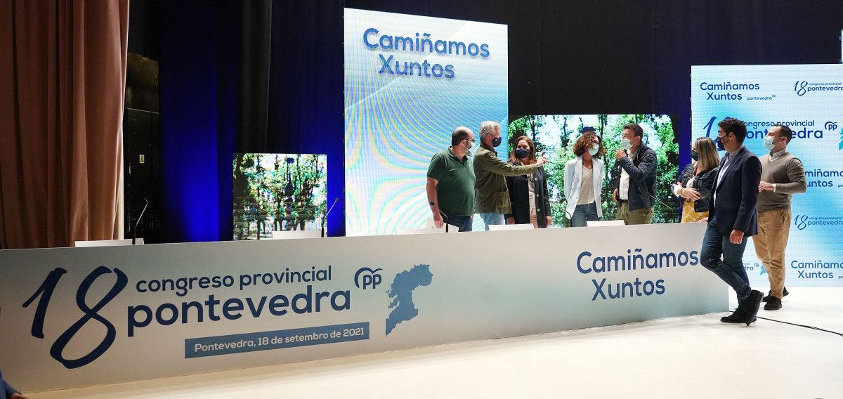 Alfonso Rueda presenta os coordinadores comarcais da súa candidatura para presidir o PP de Pontevedra
