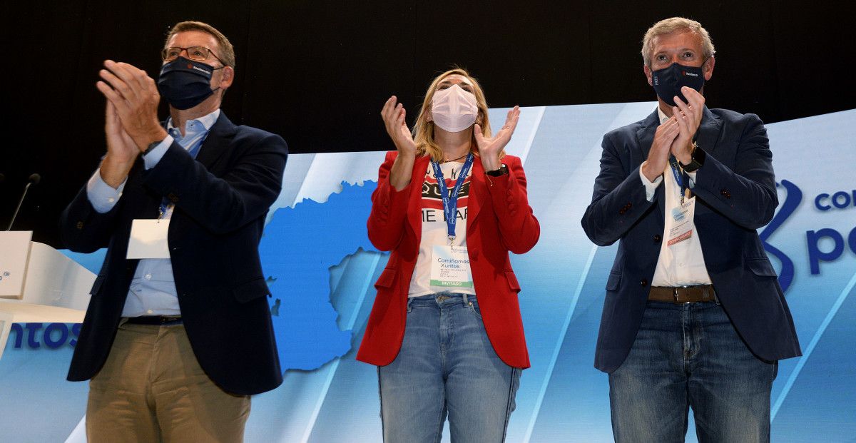 Alfonso Rueda, reelixido presidente provincial do PP