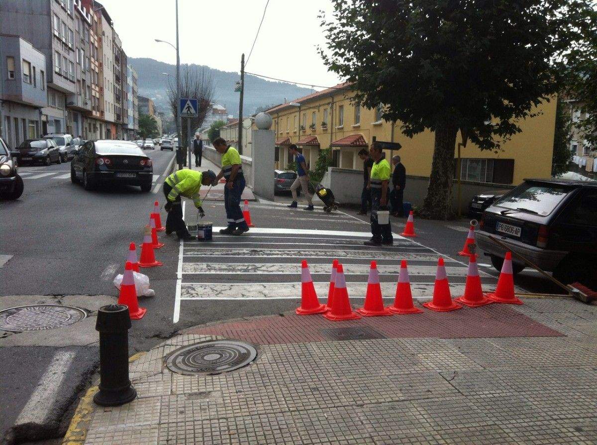 Obras de mejora en la Barriada Virgen del Carmen
