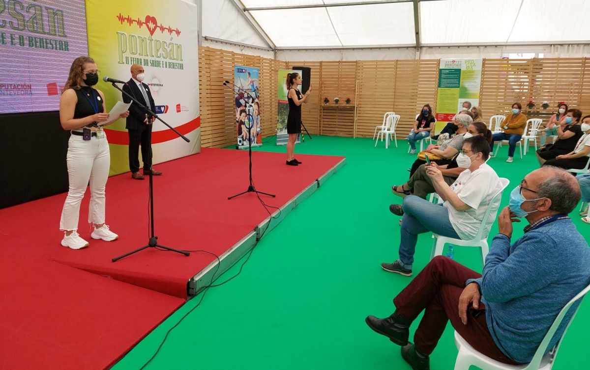 Acto de clausura de la segunda feria de la salud PonteSán