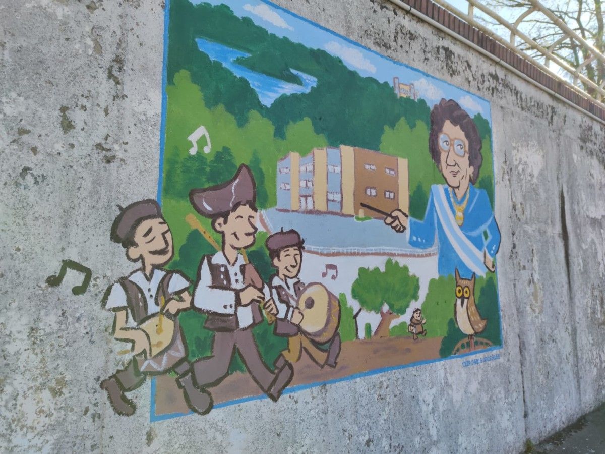 Mural no colexio Daria González Mural no colexio Daria González
