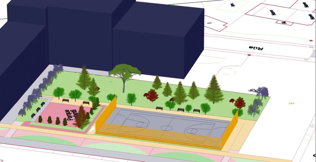 Plano de mellora do Parque Maruxa Mallo, na zona da Parda