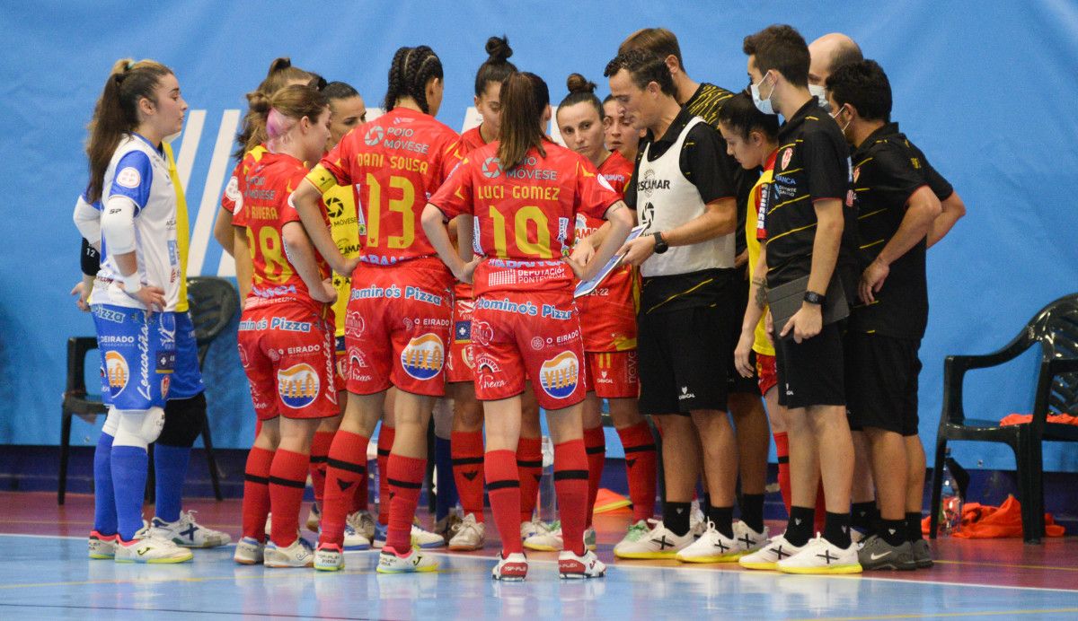 Partido entre Poio Pescamar e Burela na Seca